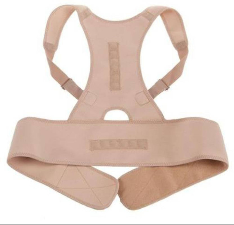 3dome Royal Posture Back Support For Man & Woman Back & Abdomen Support(Black)