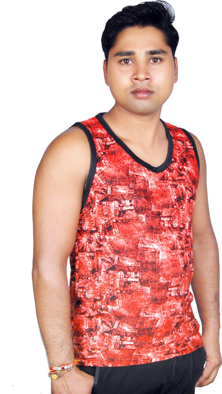 vijay prints Military Camouflage Men Round Neck Reversible Red, Black T-Shirt