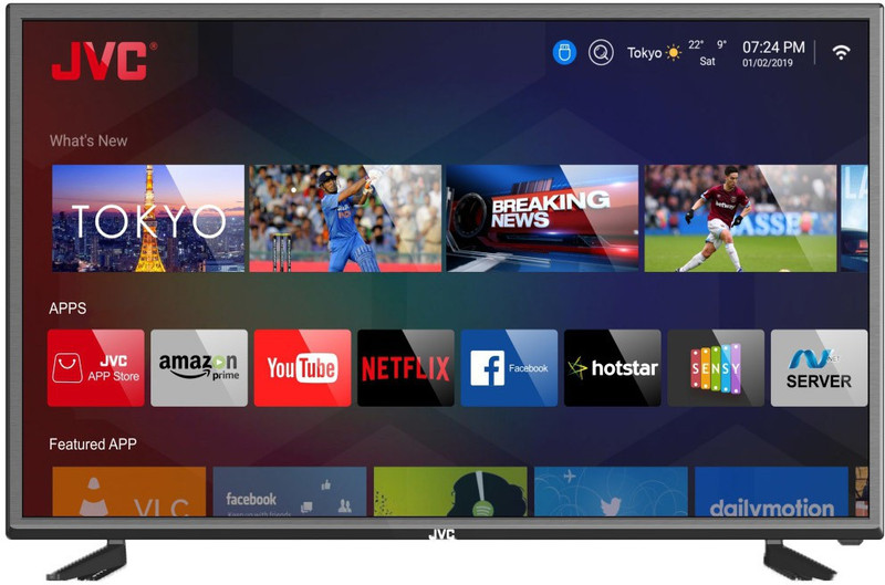 JVC 101cm (40 inch) Full HD LED Smart TV(LT-40N5105C) JVC 101cm (40 inch) Full HD LED Smart TV(LT-40N5105C)