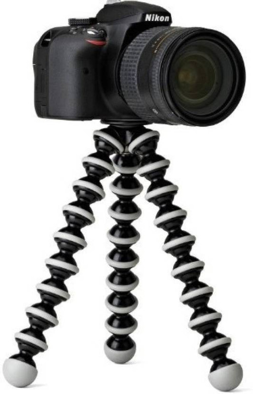 MobFest Gorilla Tripod smart phones compatiable Portable tripod||360 degree tripod|| Foldable triopod|| Camera stand|| Mobile Tripod|| Camcorder tripod|| Tripod Ball Head(Multicolor, Supports Up to 1500 g)