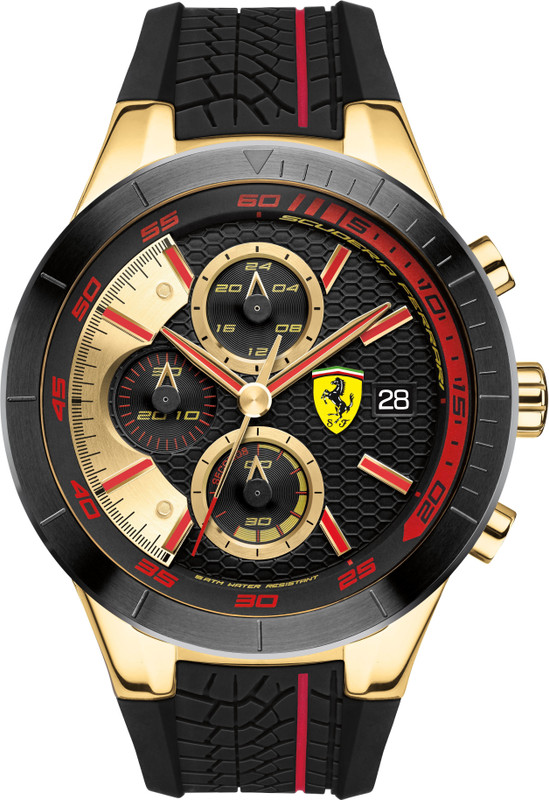 Scuderia Ferrari 0830298 Red Rev Evo Analog Watch - For Men