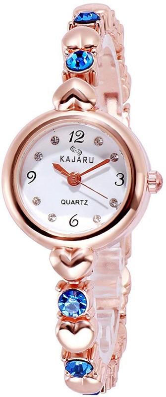 Buy KAJARU Ladies 777 Fashion Statement Diva s Rose gold Blue Watch for Girls Analog Watch For Women Online at desertcartZimbabwe