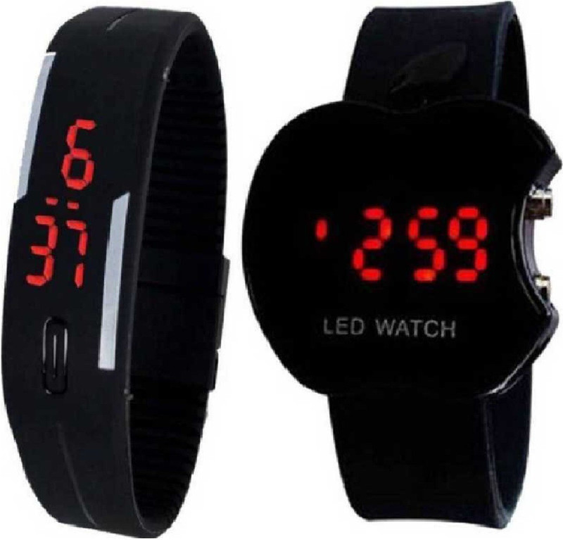 time gp KIDS R494, Applee 02 Shape Led Watch Cut aple Watch - For Boys & Girls Digital Watch  - For Boys & Girls