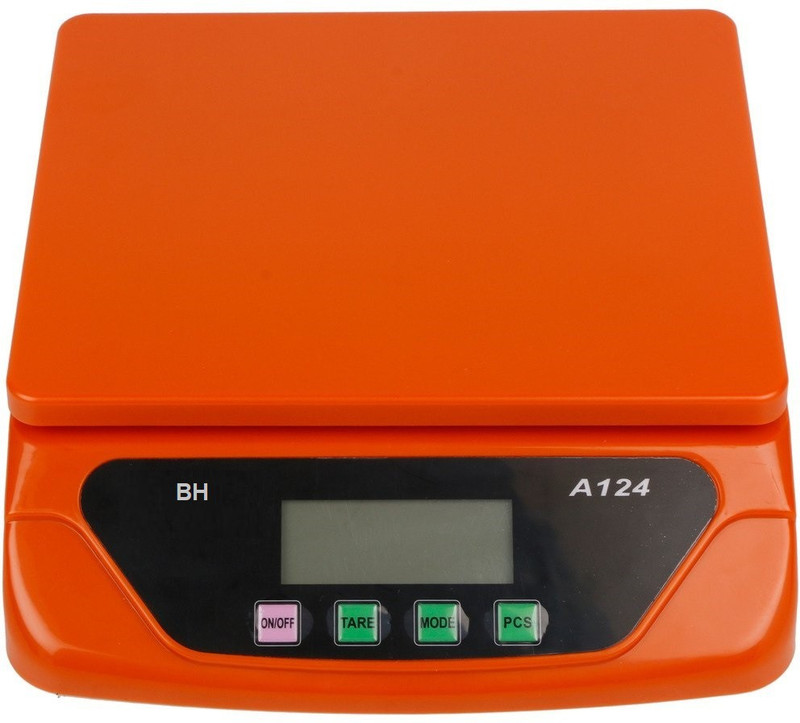 BHATNAGAR 25kg x 1g Balance Multi-purpose weight measuring machine with Adapter Weighing Scale Weighing Scale(Orange)