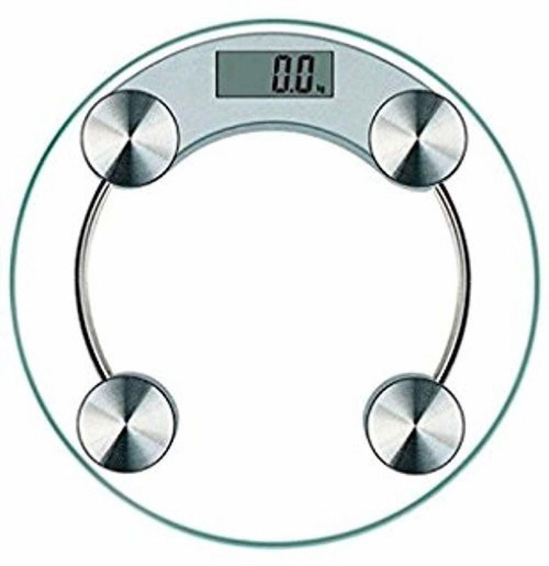 BHATNAGAR personal scale highly accuracy 100g maximum up to 180kg Weighing Scale(tarnsparent)