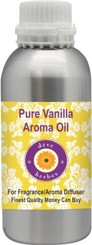 Deve es Pure Vanilla Aroma Oil (Suitable for Aroma Diffuser) 100% Natural Therapeutic Grade(300 ml)
