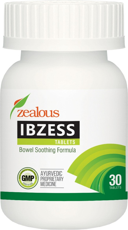 zealous IBZESS, IBD, ulcerative colitis, stomach cramps, colic pain, belly discomfort, 30 tablets(15 g)