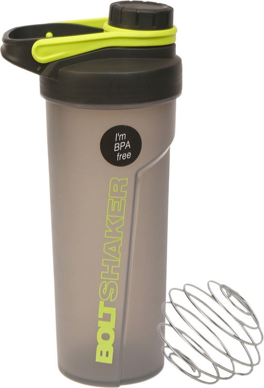 Jaypee Plus Bolt Shaker 700 ml Plastic Shaker(Pack of 1, Green)