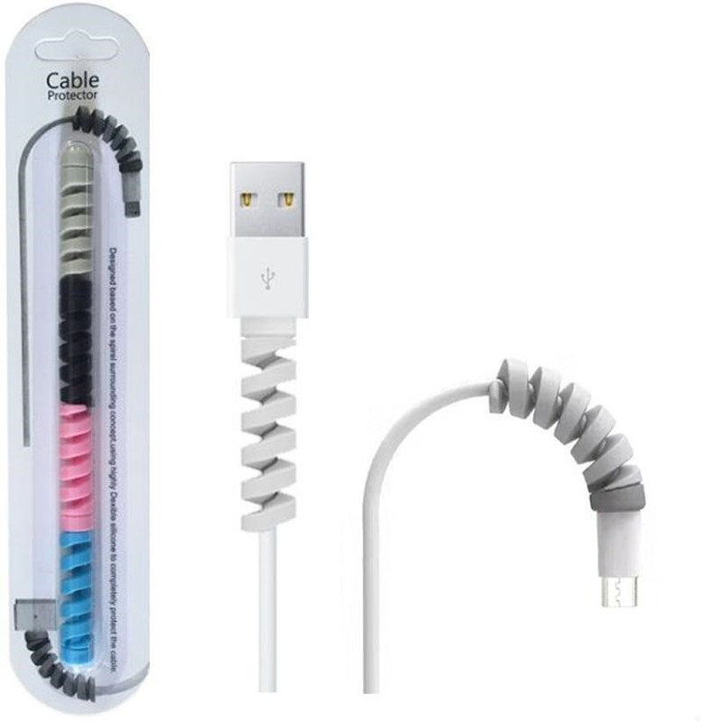 productunwrap Multipurpose USB cable Protector Cable Drop Clip(Mullti Color)