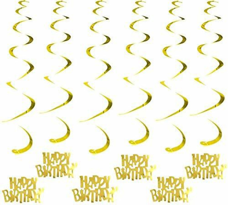 fact Gold Birthday Party Decorations - 50 g