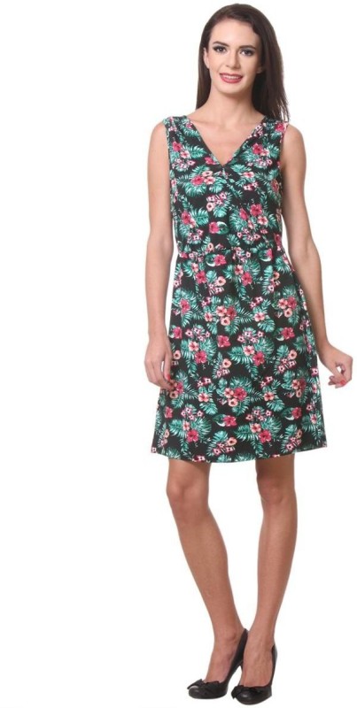 Kotty Womens A-line Multicolor Dress RS.1499 (65.00% Off) - Flipkart
