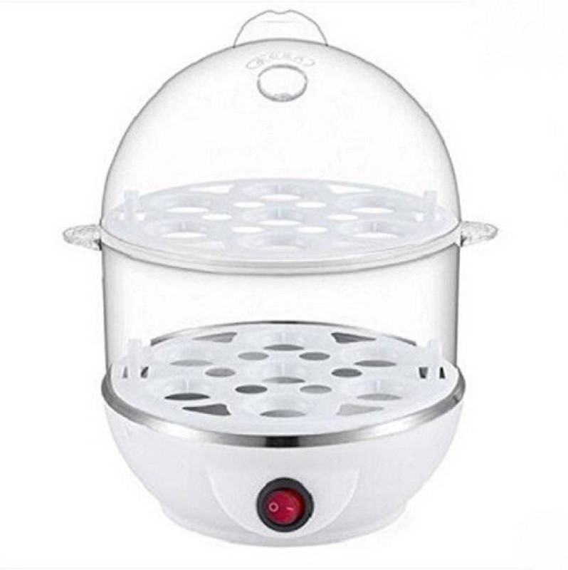 Mezire Multifunctional Electric Double Layer Egg Boiler Poacher Multifunctional Electric Double Layer Egg Boiler Poacher Egg Cooker  (14 Eggs) Egg Cooker(14 Eggs)