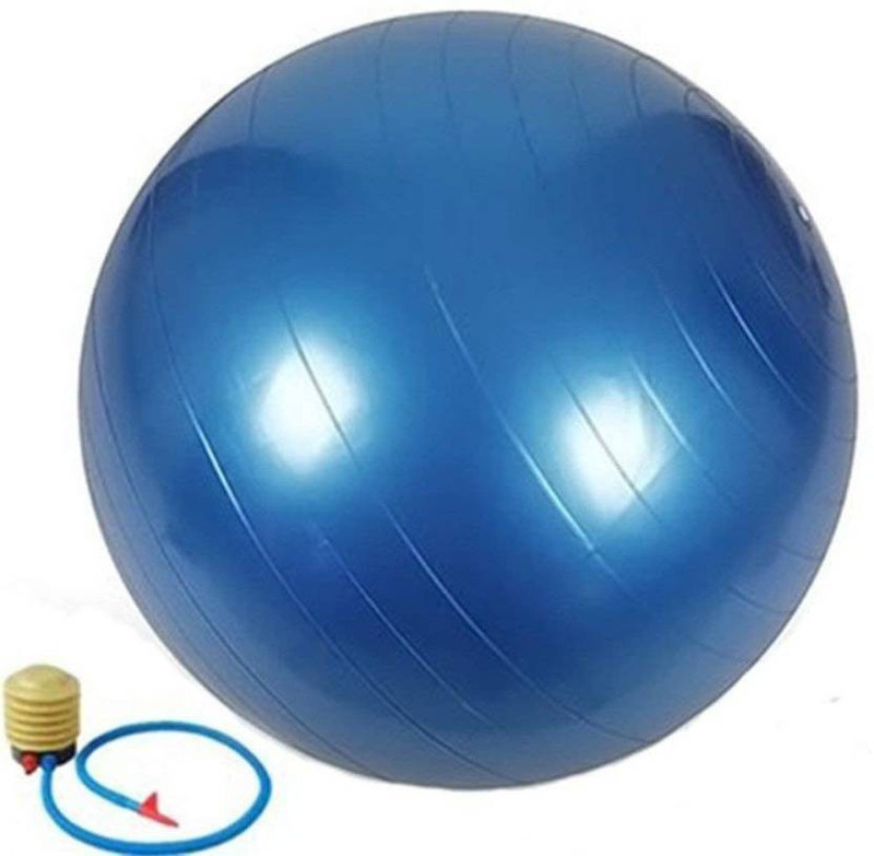 DIVINZ Gym Ball with Foot Pump for Total Body Fitness and Abdominal Toner Gym Ball Gym Ball(With Pump)