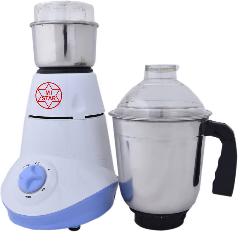 mi star mixer grinder juicer MG18H178 450 Mixer Grinder(Multicolor, 2 Jars)