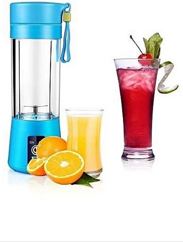 DRENO SINGLE PORTABLE MIXER JUICER 380ML RECHARGABLE 350 Juicer Mixer Grinder(Multicolor, 1 Jar)
