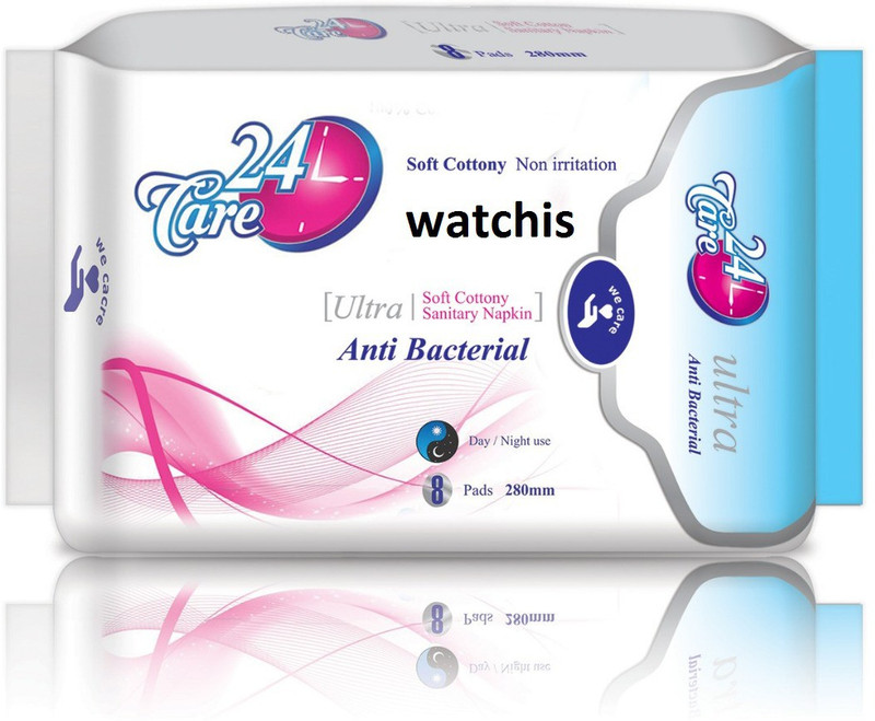 watchis care 24 Sanitary Pad(Pack of 8)
