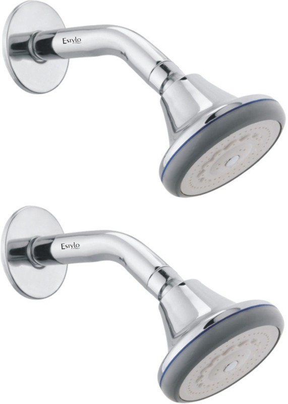 estylo Sun Flower Bend Shower ABS with S S Arm Eeco 2Pcs Shower Head