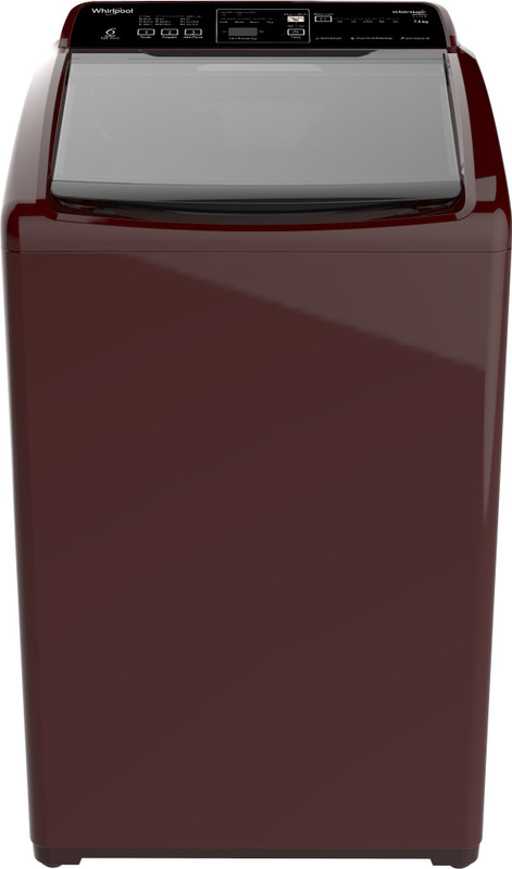Whirlpool 7.5 kg Fully Automatic Top Load Maroon(WHITEMAGIC ELITE 7.5 WINE 10YMW)