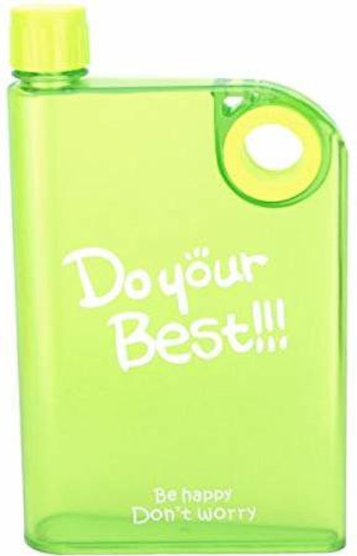vihanoverseas note book water bottle 500 ml(Green)