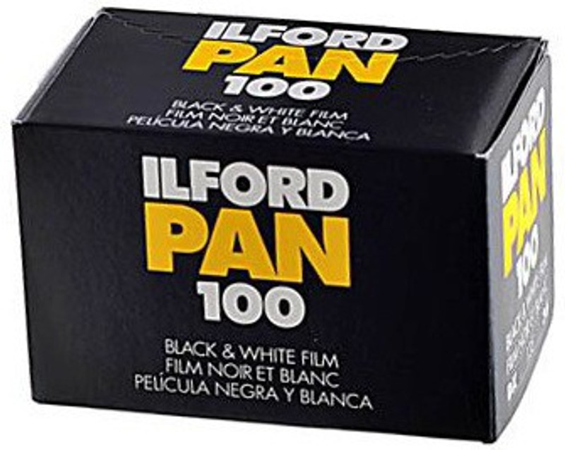 Ilford PAN 100 35mm Film Roll(No 100 ISO Pack of 1)