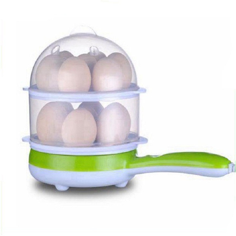 SKYFISH Double Layer Electric 14 Egg Boiler Egg Cooker Steamer Pan Kitchen Cooking Tools SF_6482 Egg Cooker(14 Eggs)
