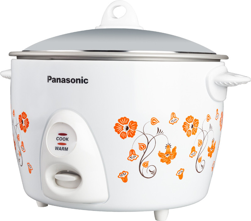 Panasonic SR-G18 Electric Rice Cooker(1.8 L, Flower Pattern White)