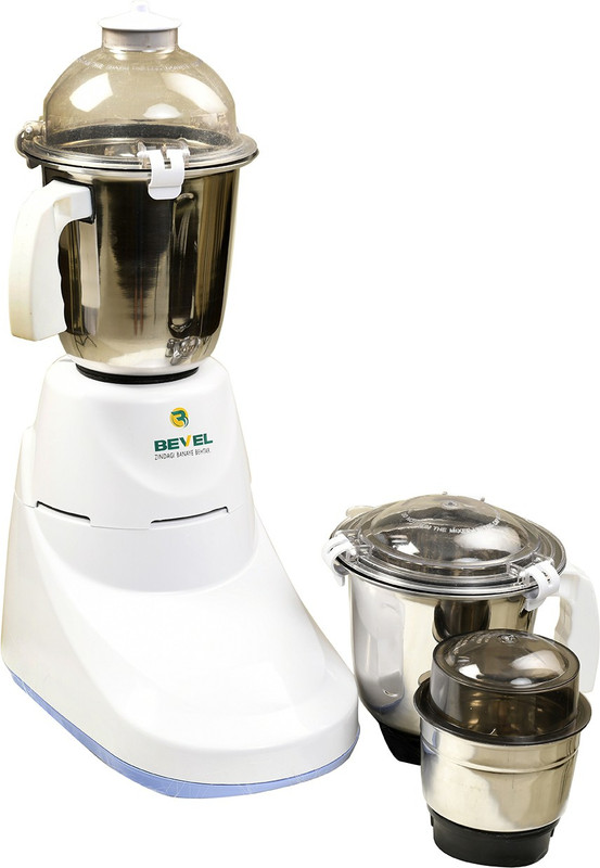 BEVEL Emu EMU 750 Mixer Grinder(White Blue, 3 Jars)