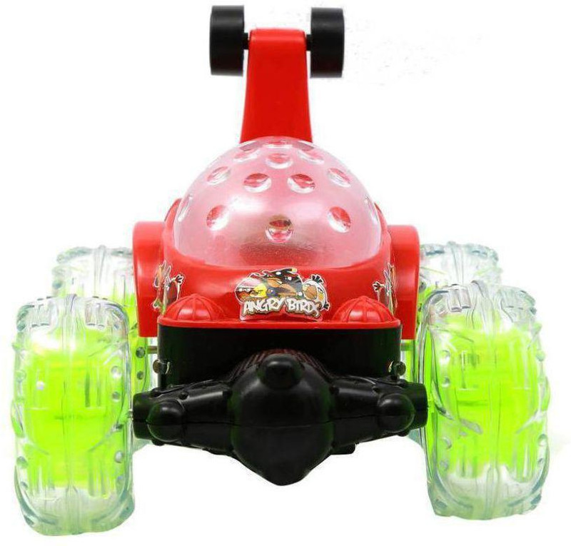 vezol Fly Angry Bird Rechargeable Remote Controlled Stunt Car 360-Digree Big-Bang Rock-N-Roll R/C Car's. (Multicolor)(Multicolor)