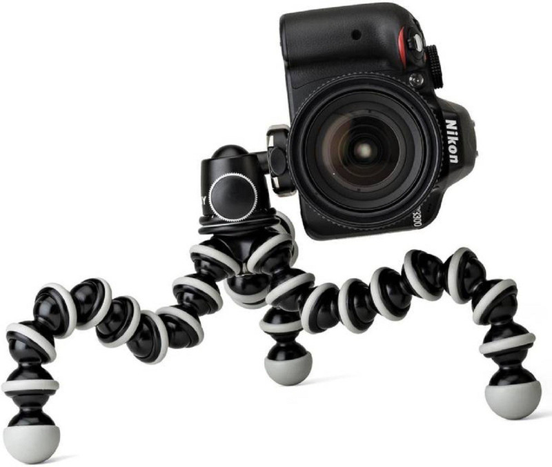 ZEDOFF cool Octopus Gorilla Soft Flexible For Digital Camera Video Camcorder Stand Tripod, Monopod(White, Black, Supports Up to 1500 g)