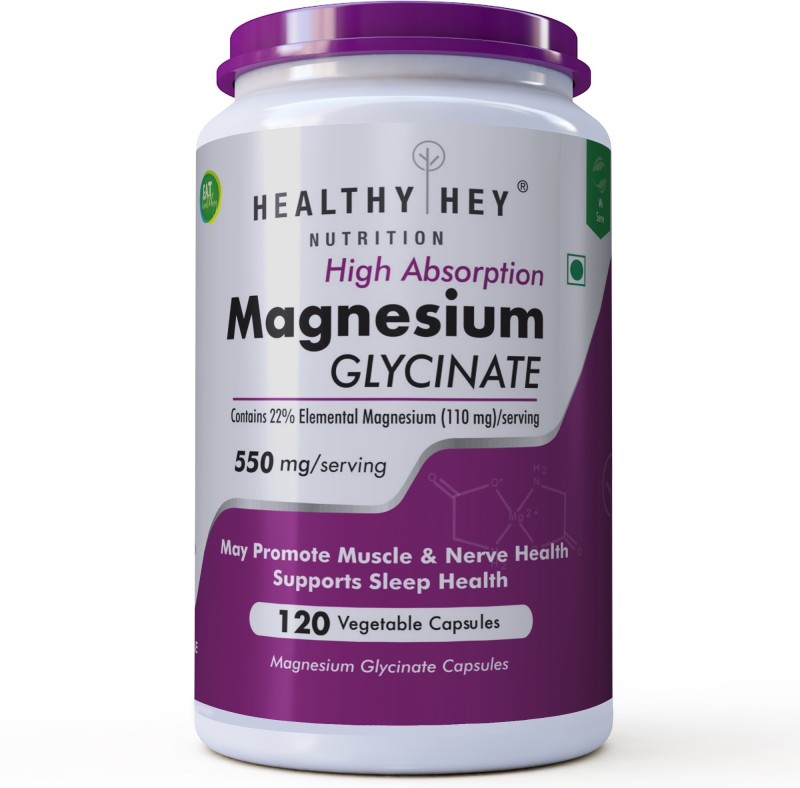 yHey tion High Absorption Magnesium Glycinate, 120 Vegetable s(120 No)