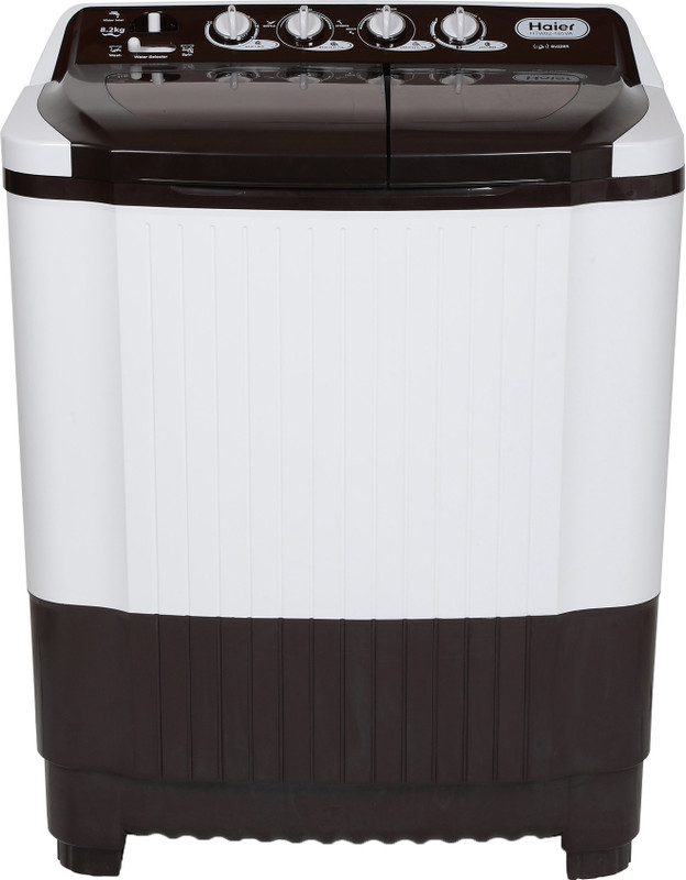 Haier 8.2 kg Semi Automatic Top Load White, Brown(HTW82-185VA)
