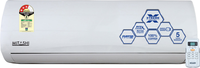 Mitashi 1 Ton 3 Star Split Inverter AC - White(MiSAC103INvXHD, Copper Condenser) Mitashi 1 Ton 3 Star Split Inverter AC - White(MiSAC103INvXHD, Copper Condenser)