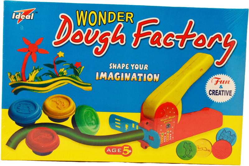 cossetpack Dough factory Slime Toy ( Pack of 4 ) - Blue, Red, Pink and Green- Birthday Return Gift For all Age Groups / Keyboard Cleaner