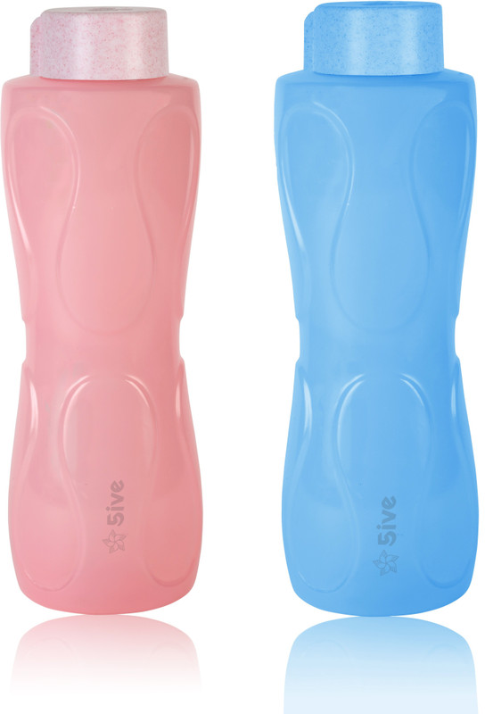 5ive MAGIC BOT "Color Changing" PRO ONE Design 1 Litre Water Bottle 1000 ml Bottle(Pack of 2, Multicolor)