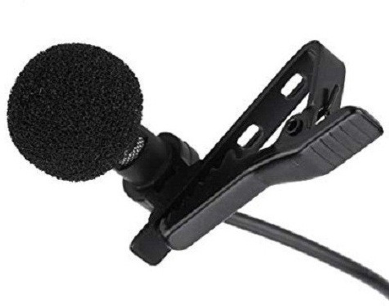 EWELL Sound Noise Cancellation Clip Collar Tie Mic Condenser for YouTube Video Recording | TV/Online Interviews | Collage Lectures Reporting | Conference | Events and Much More Camera Microphone