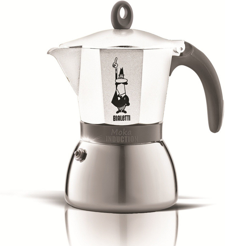 Bialetti MOKA INDUCTION 6 Cups Coffee Maker(White)