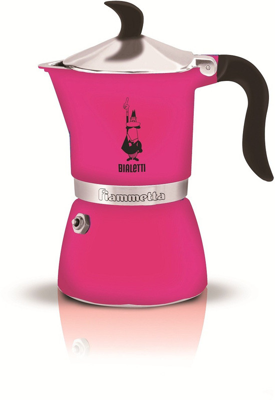 Bialetti FIAMMETTA FLUO 3 Cups Coffee Maker(Pink)
