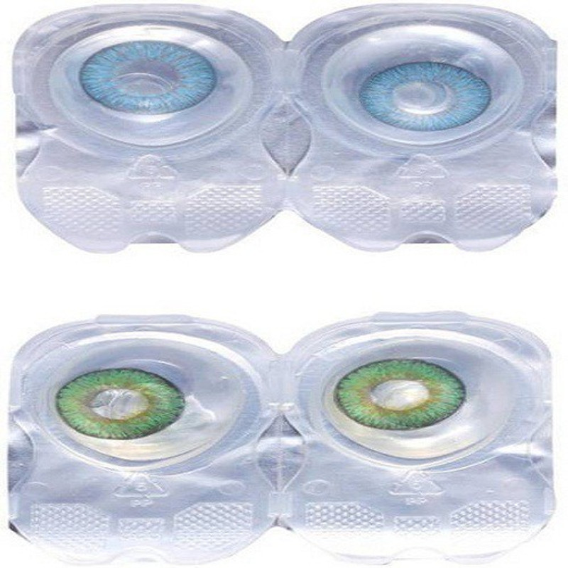 drr teleservices Combo Offer Zero power monthly lens Monthly(0, Colored Contact Lenses, Pack of 2)