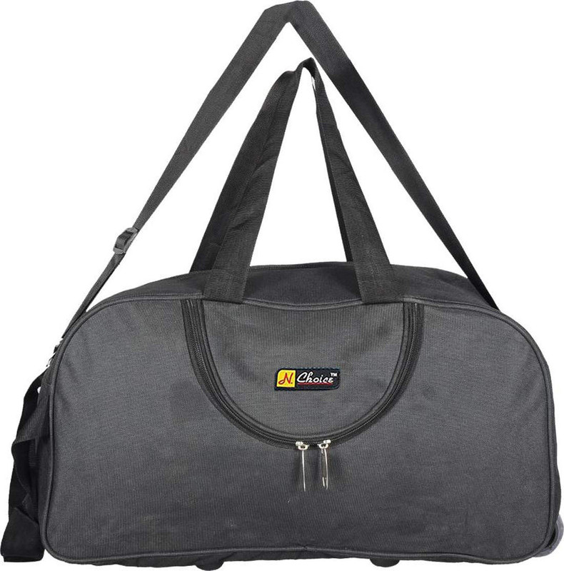 n choice Travel Duffel Bags for Men and Women (Blue) Duffel Strolley Bag(Green)