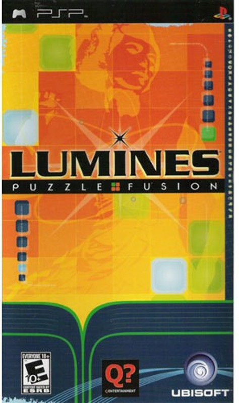 PSP Lumines Puzzle Fusion (platinum edition)(puzzle game, for PSP)