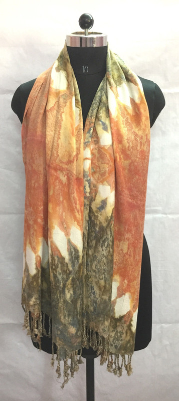 pracwal Printed satin viscose Women Stole