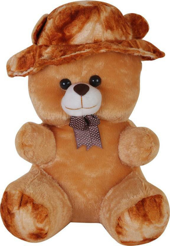 Giftee SOFT BROWN CAP TEDDY BEAR - 50 cm(Brown)