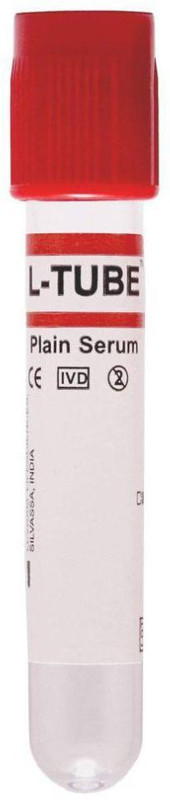 levram 6 ml Rimmed Polyethylene Test Tube(10 cm 298.15 K Pack of 100)