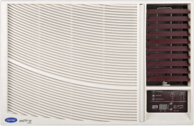 Carrier 1.5 Ton 5 Star Window AC - White(18K Estra Neo (5...