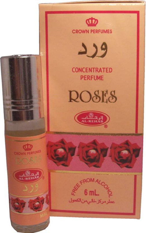 al rehab Roses Floral Attar 6ml Pack of 2 (Rose) (For Men & Women) Floral Attar(Rose)