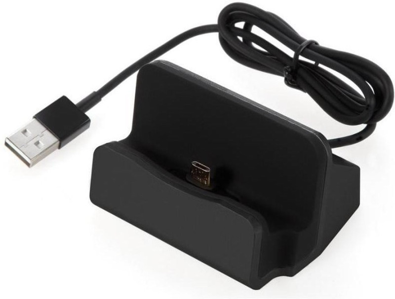 Zaptin Micro USB Charging Dock Station Mount Stand  Dock(Black)