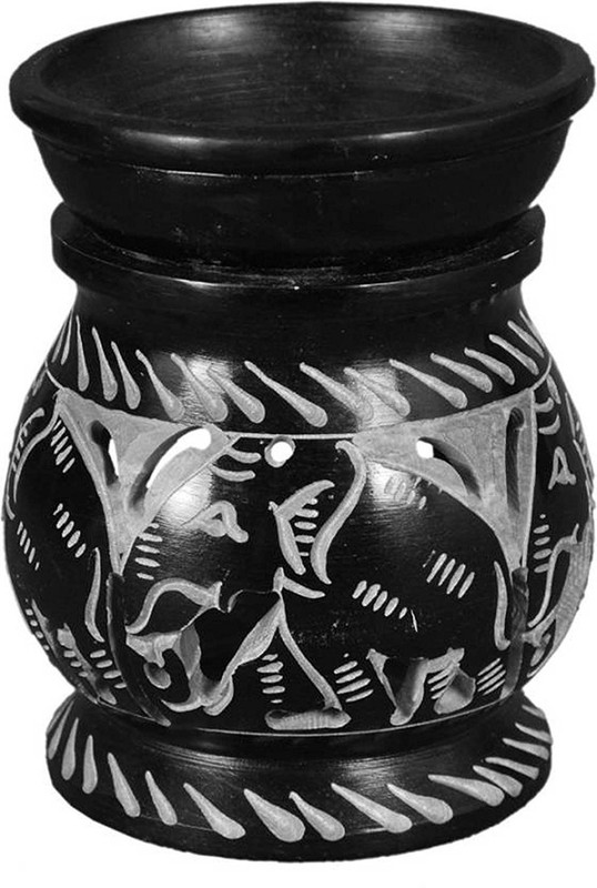 sameestidecor sam_115 Marble Incense Holder Set(Black)