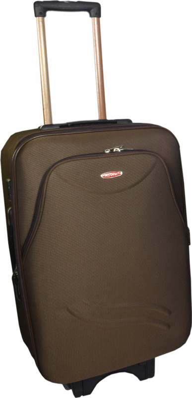 MY DEAR 3G 20'' BROWN TRAVEL TROLLEY LUGGAGE BAGS Medium Briefcase - For Men & Women(BROWN)