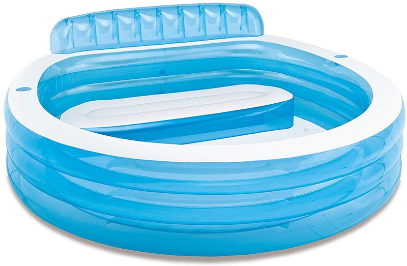 dharti enterprise Inflatable Family Lounge Pool, 88x85x30-inch(Multicolor)