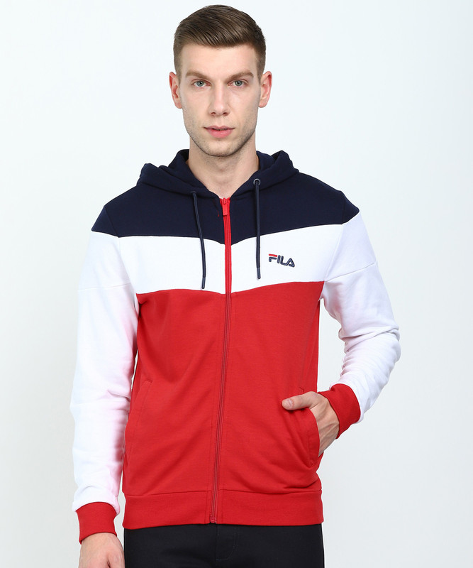 Buy Fila Full Sleeve Solid Men Sweatshirt Online at